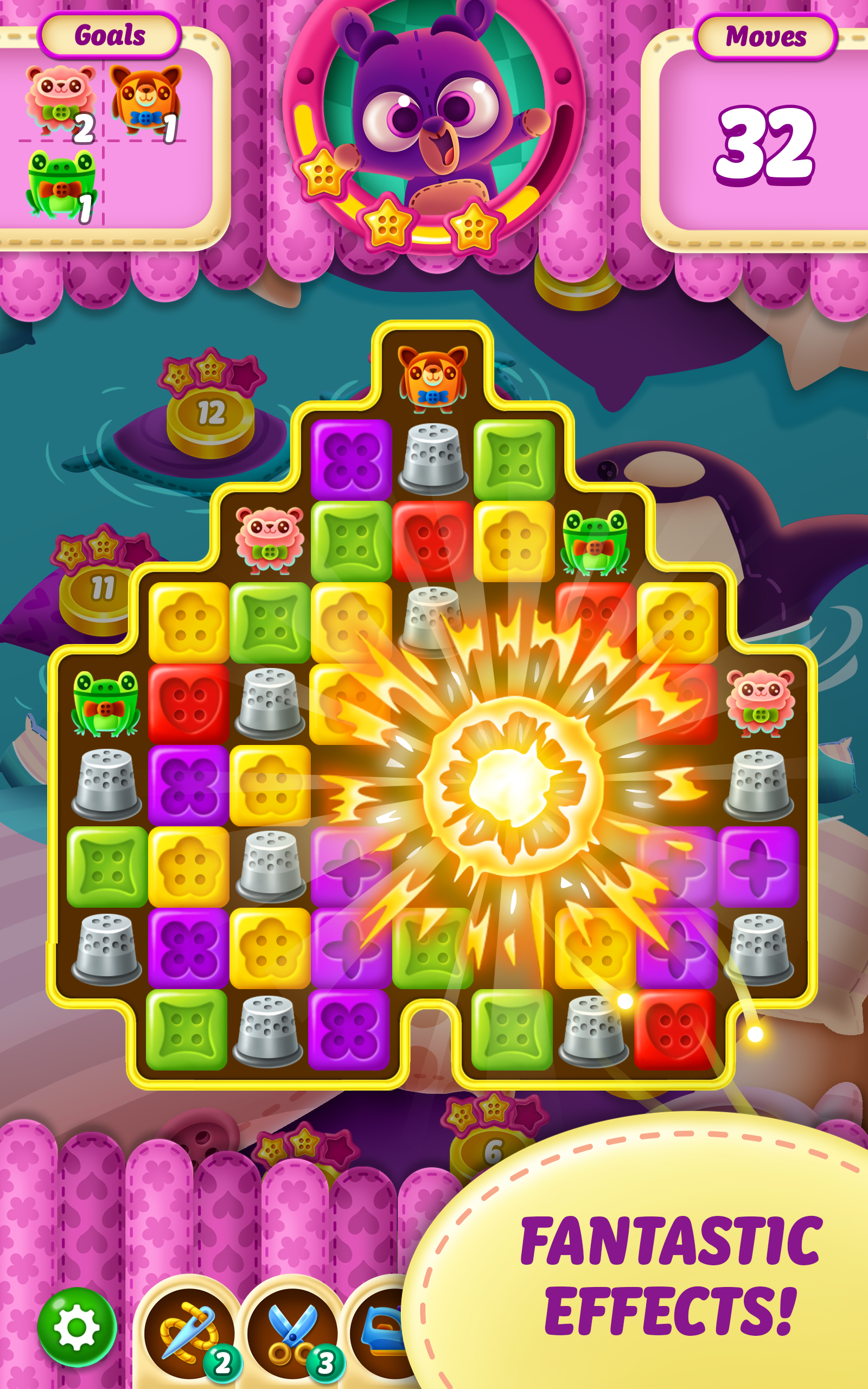 Button Blast - Tap, Blast & Solve puzzles截图4