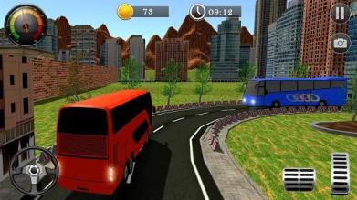 Uphill Off Road Bus City Coach Bus Simulator 2018截图2