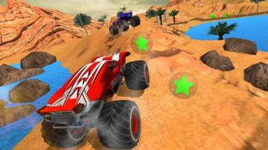 Uphill Monster Truck Racing 2018: Offroad Driving截图4