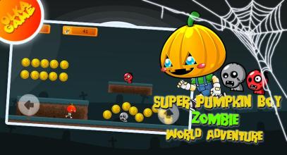 Super Pumpkin Boy Zombie World Adventure截图1