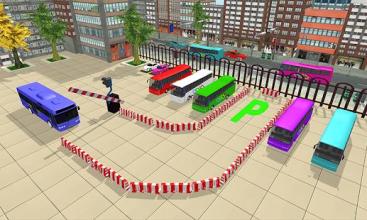 HD Bus Parking Games截图4