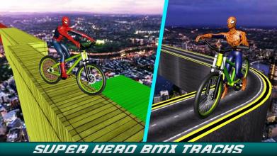 Impossible SuperHeroes Bmx Racing 2018截图2