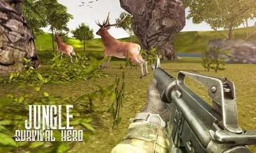 枪射3D：丛林野生动物狩猎游戏截图1