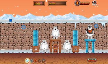 Angry Penguins Adventure - Penguins Attacks Bears截图4