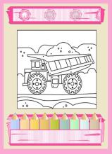 Vehicles Cars Coloring Book截图5