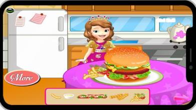 sofia hamburger cooking game截图1