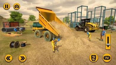 Sand Excavator Truck Sim 3D截图2