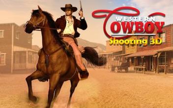 Western Cowboy Shooting - Wild West Sheriff 3D截图1