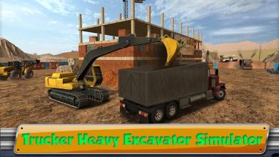 Trucker Heavy Excavator Simulator截图3