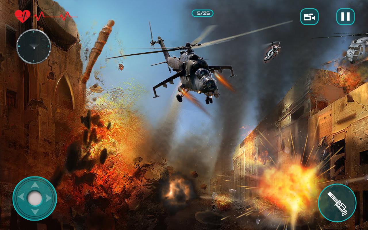 武装直升机战争 - 空袭攻击截图1