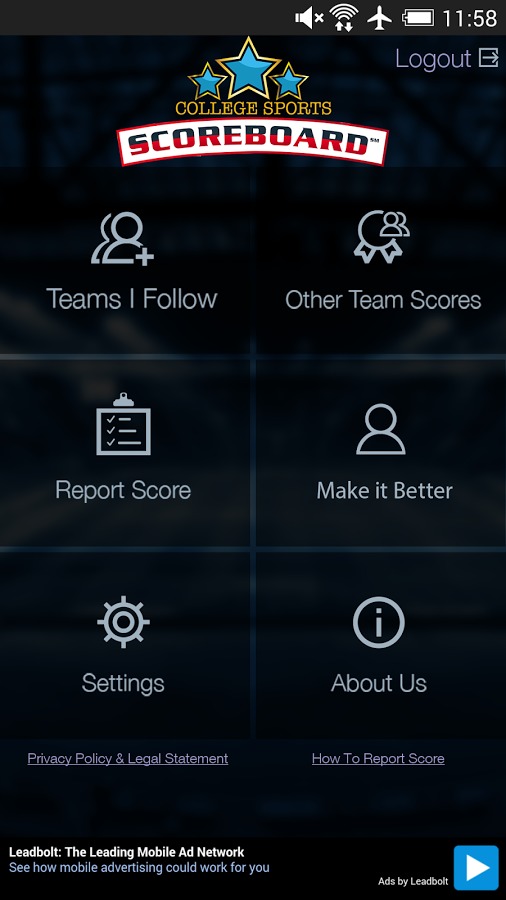 College Sports Scoreboard®截图2