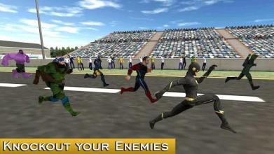 Incredible Superheroes Racing game截图1