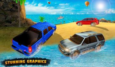 Jeep Drive Stunt Race : Water Surfer截图3