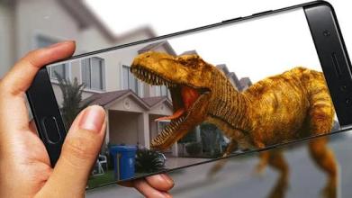 AR Dino Hunting Free :VR/AR Shooting Games截图2