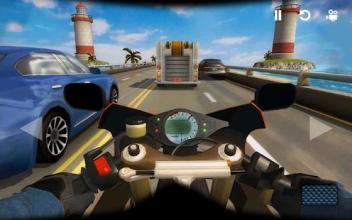 Moto Bike Simulator: Highway Traffic Rush Rider 3D截图2