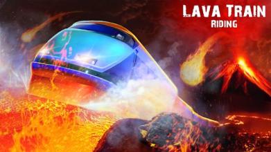 Lava Train Riding: Volcanic Race截图2