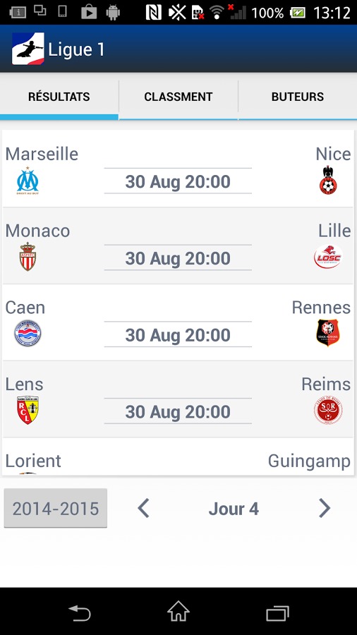 Ligue 1 France截图1