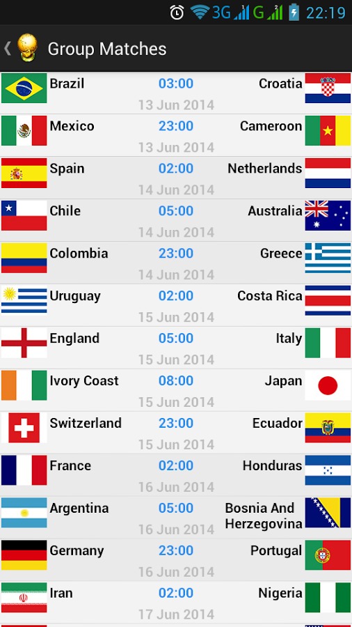 World Cup 2014 Official截图5