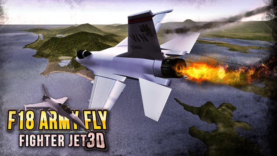 F18 Army Fly Fighter Jet 3D截图3