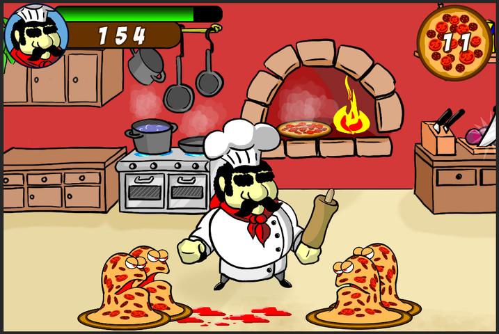 Pizza Zombie Attack截图1