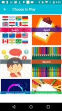 Flags - Learn, Spell, Quiz, Draw, Color and Games截图2