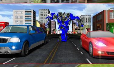 Robot Transform Traffic Racer截图4