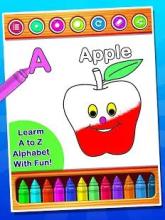 A to Z Coloring book & Alphabets For Kids截图3