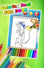 Coloring Book For Dora And Bots截图5