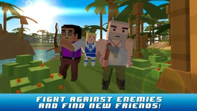 Cube Island Online Survival 3D截图1