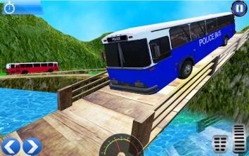 Off road Police Bus Drive Simulator截图3