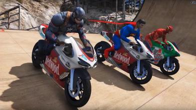 Super Hero Extreme Bike Stunt Subway Master截图4