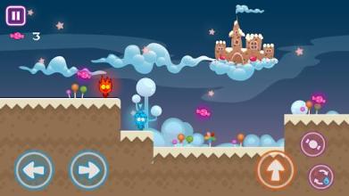 Red boy and Blue girl - Candy World Adventure截图4