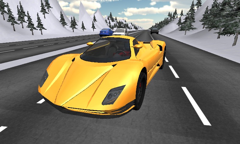 Extreme Winter Traffic Racer截图4