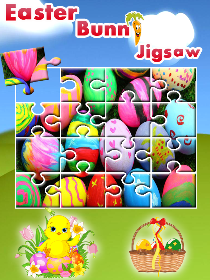 Easter Egg Jigsaw Puzzles * : Family Puzzles free截图5