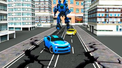 Mech Robot Car War: transform Robot shooting games截图1