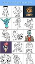 Zombie World - Pixie Coloring Book截图4