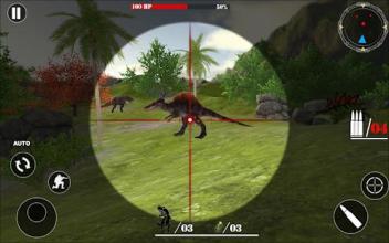 Dino Attack Survival: Mountain Dinosaur Hunting HD截图1