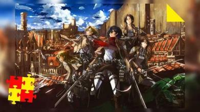 Anime Jigsaw Puzzles Games: Attack Titan Puzzle截图1