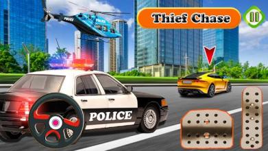 Police Car Pursuit in City - Crime Racing Games 3d截图3