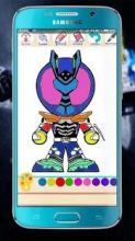 Super Kamen Coloring Book截图5