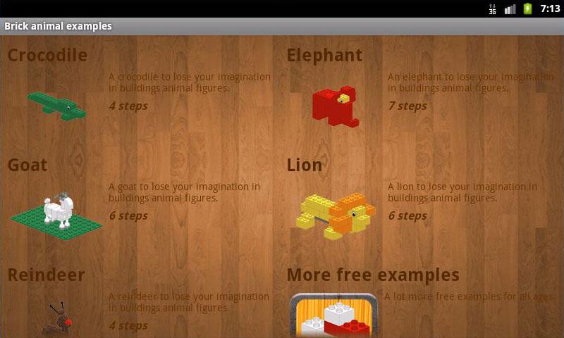 Lego animal examples截图4