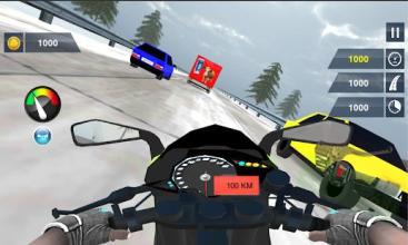 Motor Bike Drag Driving: Real Racing on Highway截图1