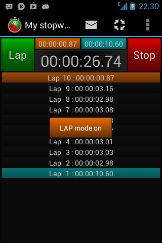 My Stopwatch (+Ads)截图3