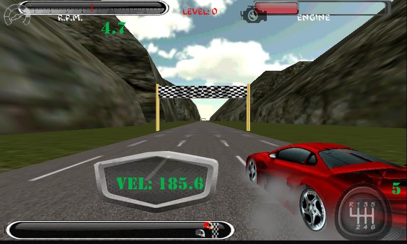 Drag driver Race: free 3d截图3