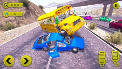 Car Crash Driving Game: Beam Jumps & Accidents截图2
