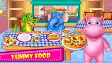 Little HIPPO Chef - Restaurant Cooking Game FREE截图4