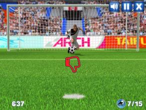 Penalty Shootout: Soccer Football 3D截图1