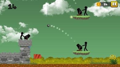 Stickman Cannon Ball Shooter截图3