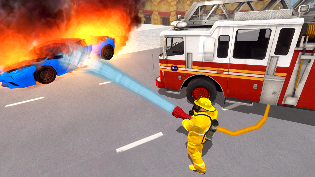 Fire Truck Driving Simulator截图1