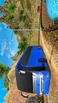 Offroad Tourist Bus Uphill Mountain Drive截图